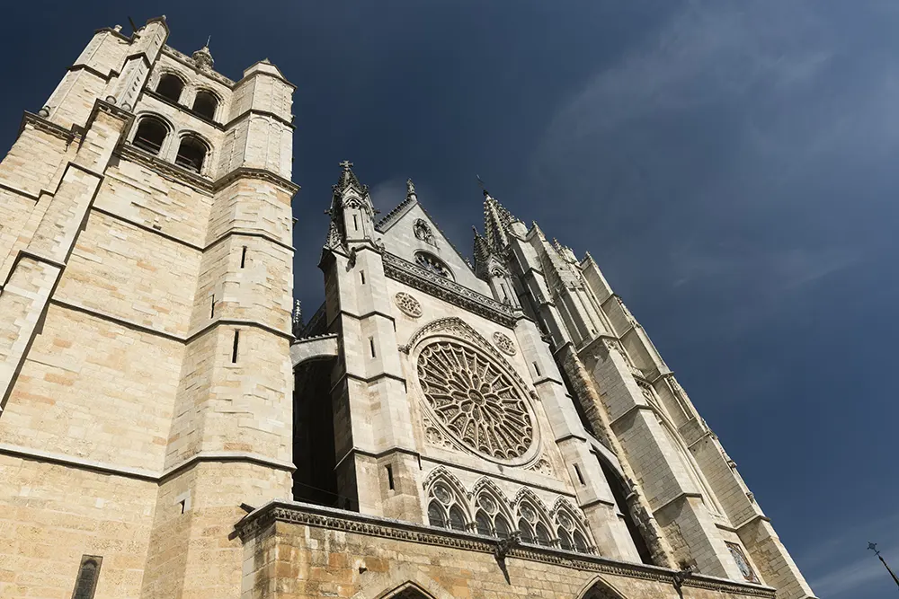 Rosetón Catedral de León